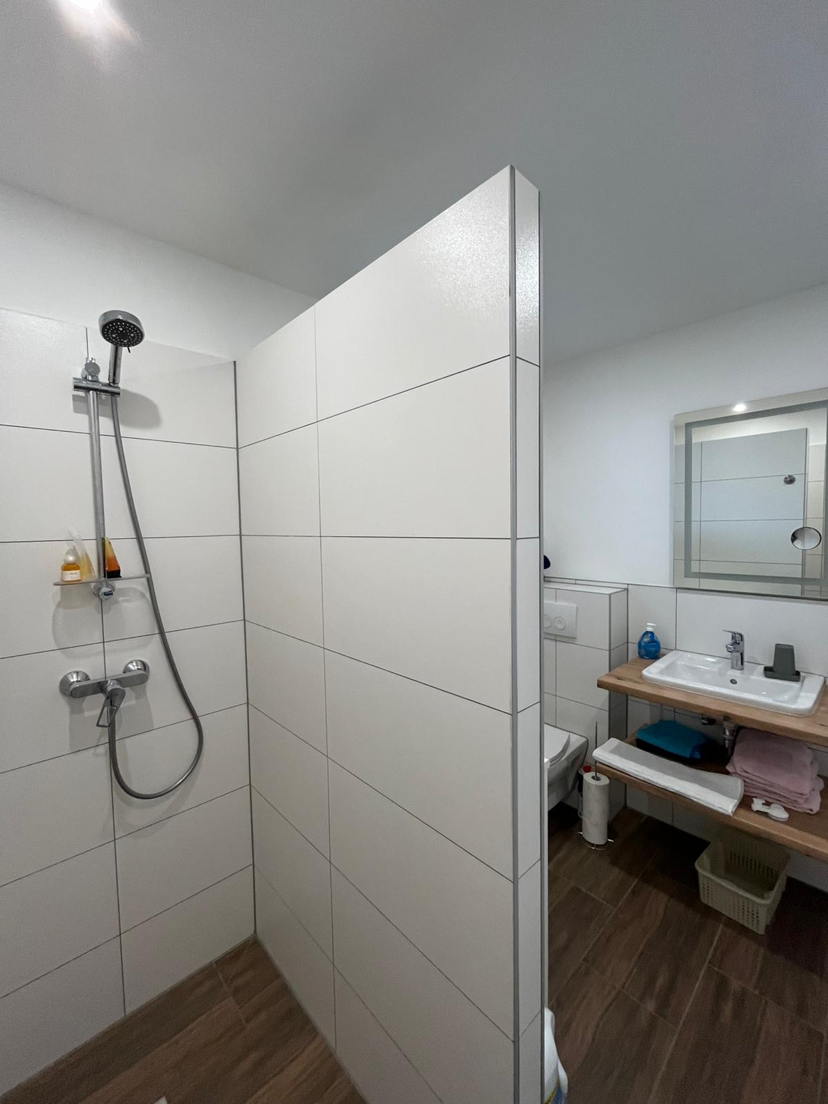 Dusche Ferienwohnung